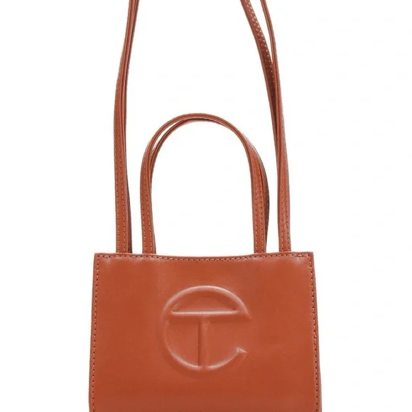 Telfar Bold Brown Mini Bag - Picture 2 of 2